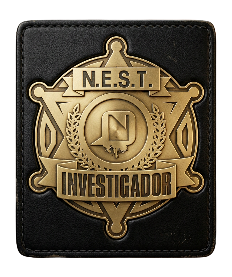 Distintivo Investigador N.E.S.T.